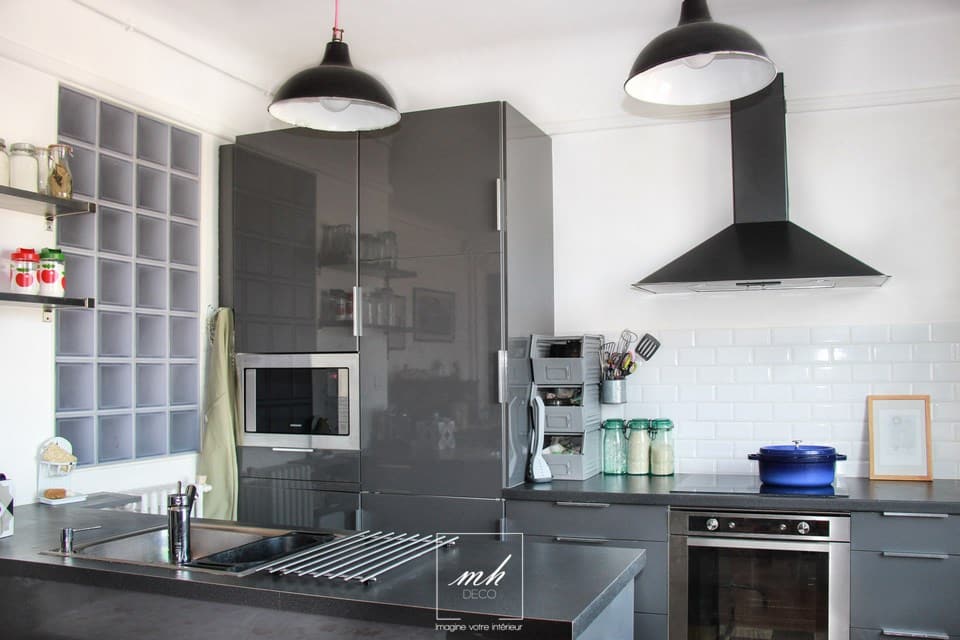 Transformation d'une cuisine au sein d'un appartement parisien par MH DECO