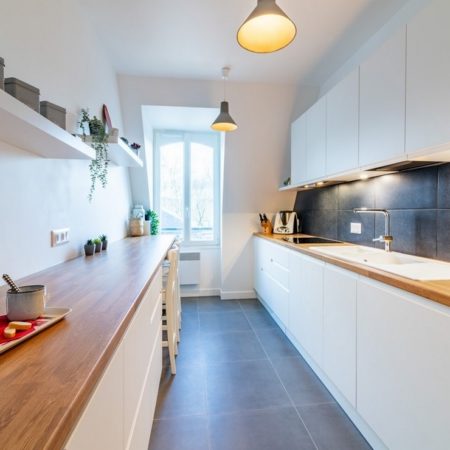 Rénovation d'une cuisine dans un appartement de Clamart par MH DECO